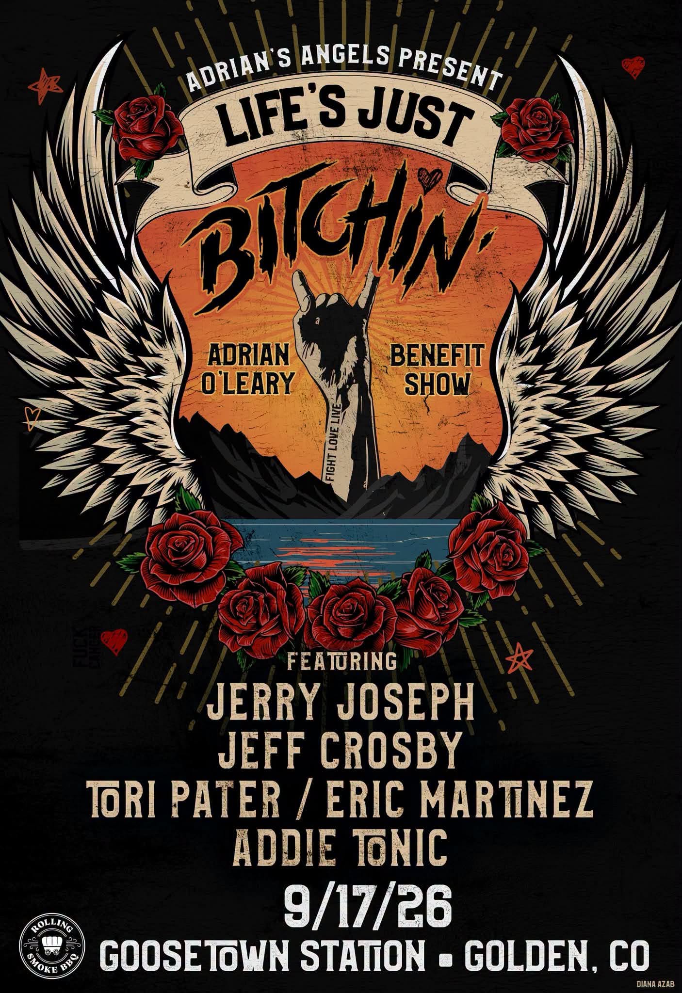 Adrian O'Leary Benefit Show TICKETS (9/17 @ Goosetown Station)