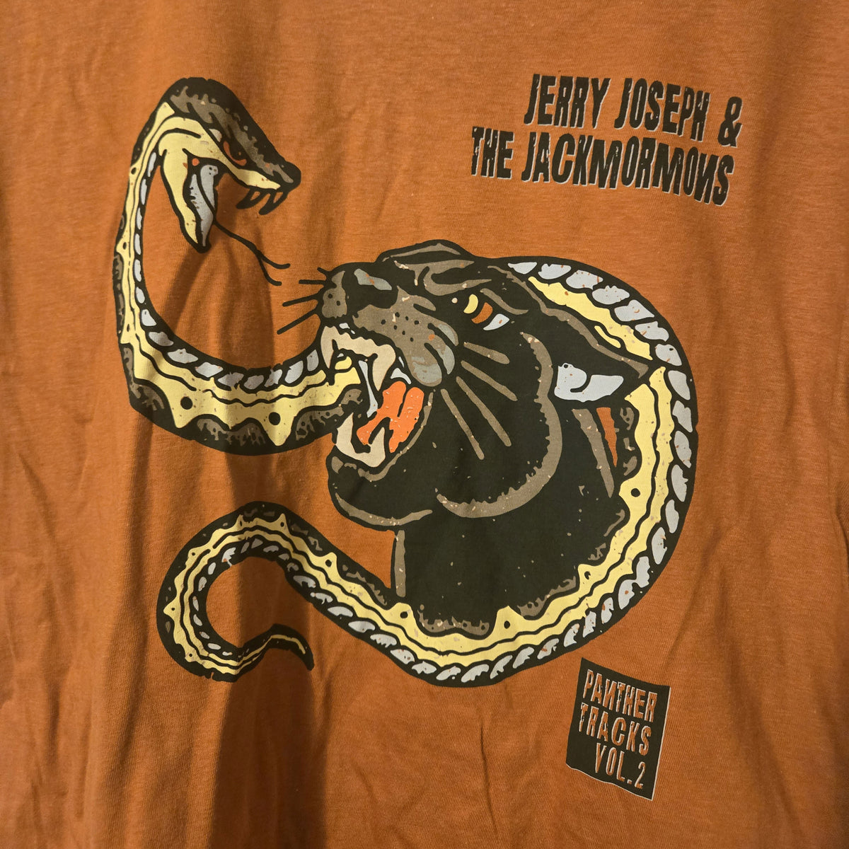 JJJ Panther Tracks - Volume 2 T-Shirt (Orange)